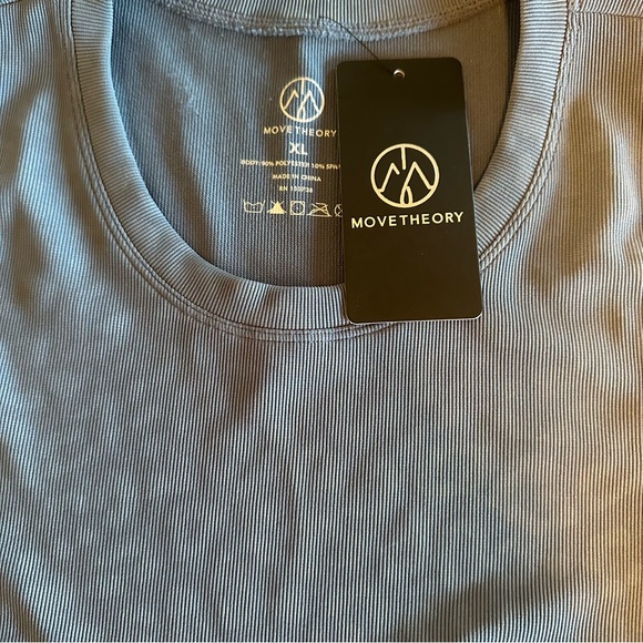 Move Theology Ribbed Contour Tank Size XL Blueish Gray - Picture 8 of 11